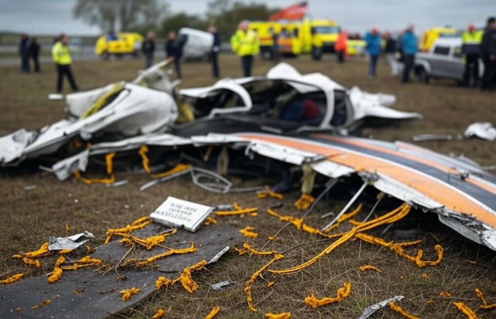 യുകെയിലെ ആഷ്ബോണിൽ ചെറു വിമാനം തകർന്ന് രണ്ടു മരണം