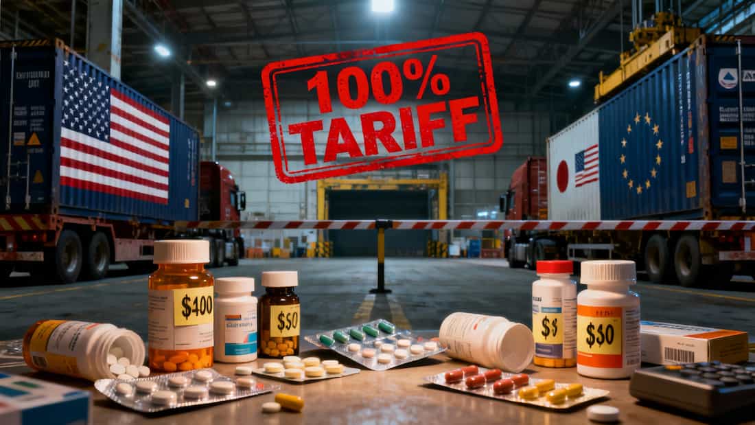 ഇറക്കുമതി ചെയ്യുന്ന മരുന്നുകൾക്ക് 100% തീരുവ പ്രഖ്യാപിച്ച് ട്രംപ് – അയർലഡിനുള്ള പണി
