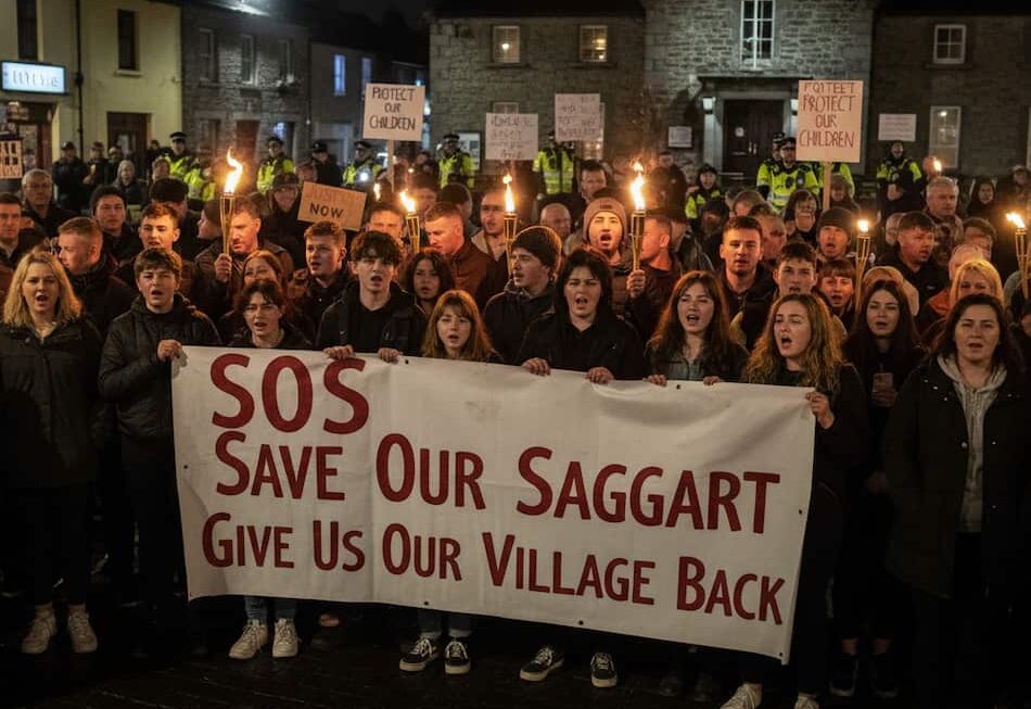 Tusla യിൽ സംരക്ഷിതയായിരുന്ന 10 വയസ്സുകാരിക്ക് പീഡനം; അഭയാർത്ഥി കസ്റ്റഡിയിൽ, പ്രദേശത്തു പ്രതിഷേധം ശക്തം.