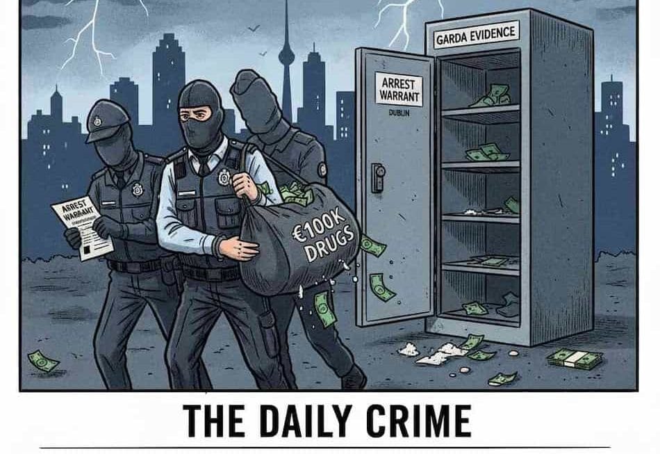 ഡബ്ലിനിൽ ഗാർഡാ ഉദ്യോഗസ്ഥൻ അറസ്റ്റിൽ; തെളിവ് ലോക്കറിൽ നിന്ന് ഒരു ലക്ഷം യൂറോയുടെ മയക്കുമരുന്ന് കാണാതായതിനെത്തുടർന്ന്
