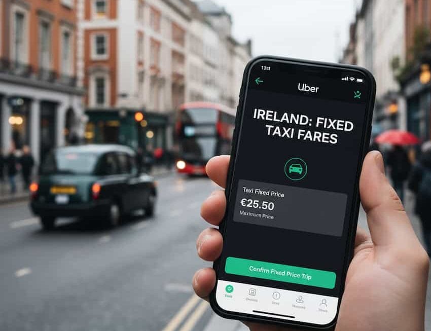 അയർലൻഡിലെ ഉബർ യാത്രക്കാർക്ക് സന്തോഷവാർത്ത: ടാക്സി നിരക്കുകൾ ഇനി മുതൽ ‘ഫിക്സഡ്’!