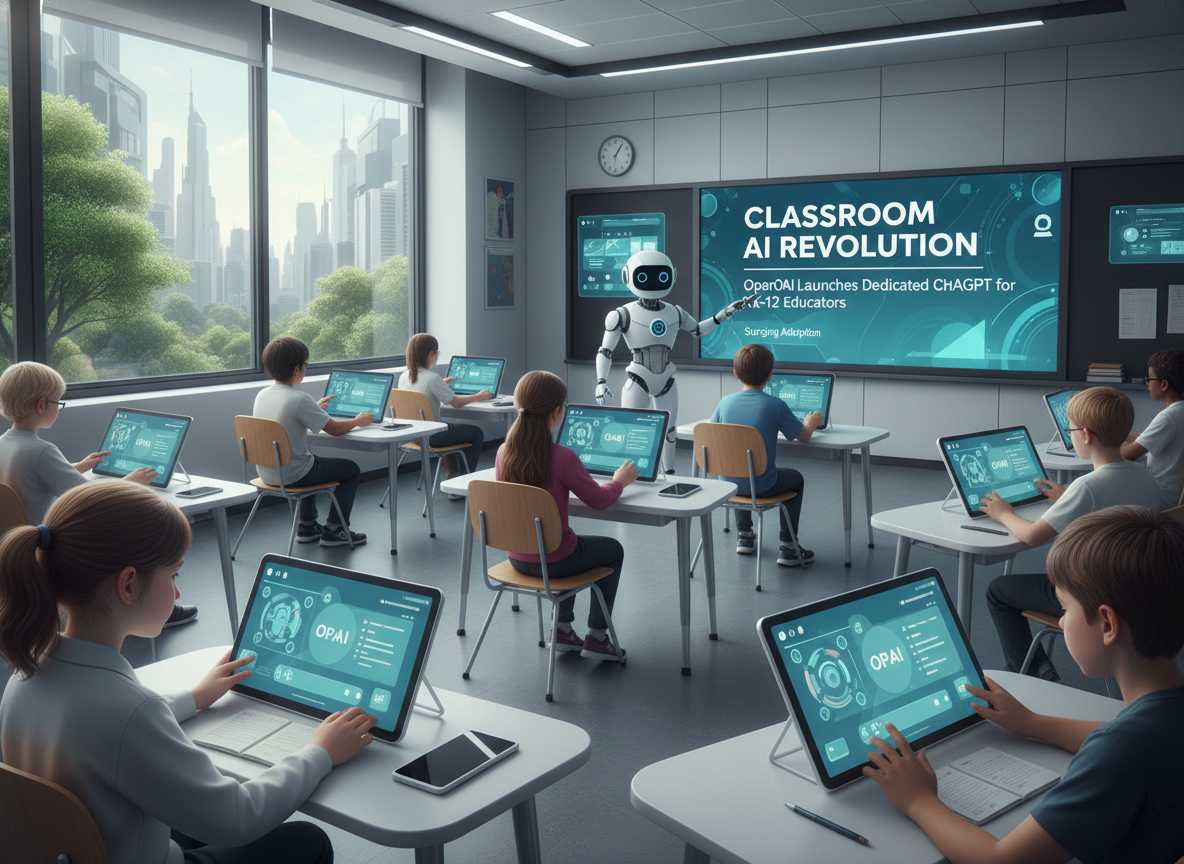 ക്ലാസ്റൂം AI വിപ്ലവം: K-12 അധ്യാപകർക്കായി പ്രത്യേക ചാറ്റ്ജിപിടി അവതരിപ്പിച്ച് ഓപ്പൺഎഐ; ഉപയോഗം വ്യാപകമാവുന്നതിനിടെ ഈ നീക്കം.