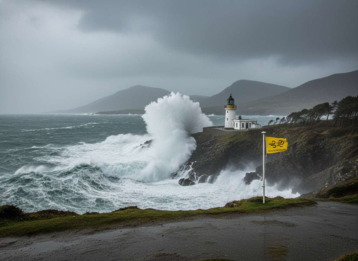 അയർലൻഡിൽ കൊടുങ്കാറ്റ് ആഞ്ഞുവീശാൻ സാധ്യത Met Éireann യെല്ലോ കാറ്റ് മുന്നറിയിപ്പ് പുറത്തിറക്കി.
