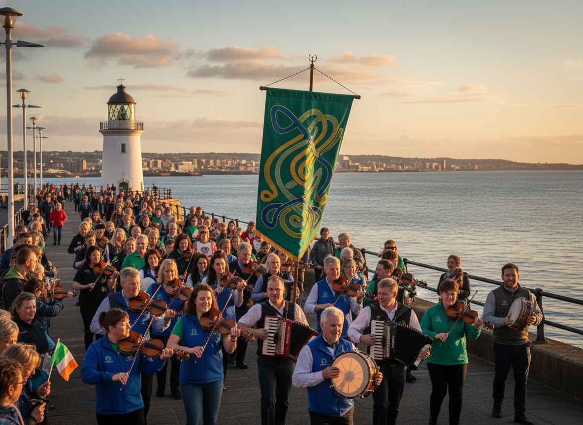 ട്രെഡ്‌ഫെസ്റ്റ് ദർശനം സഫലമാക്കി: ഐറിഷ് സംഗീതത്തിന്റെ ഡബ്ലിൻ വ്യാപക ആഘോഷത്തിൽ ഡൻ ലെയർ-റാത്ത്‌ഡൗൺ പങ്കുചേർന്നു