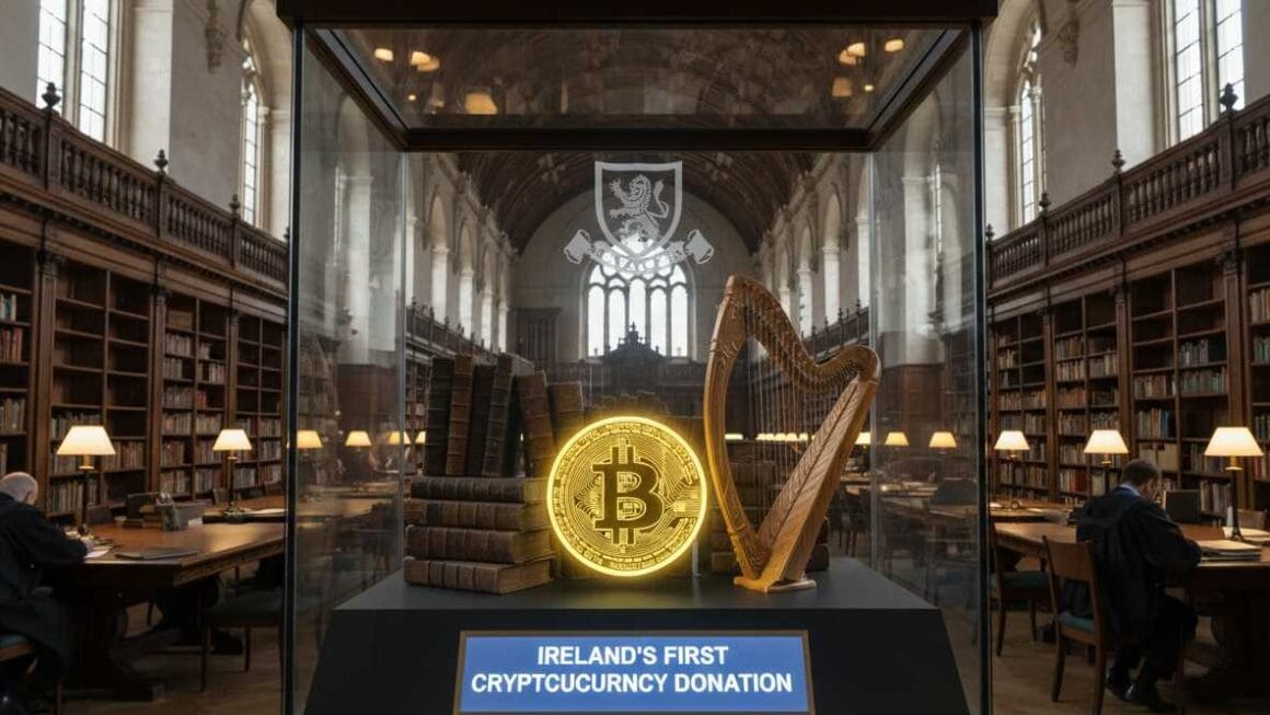 ട്രിനിറ്റി കോളേജ് ഡബ്ലിൻ, അയർലൻഡിലെ ആദ്യത്തെ ക്രിപ്‌റ്റോകറൻസി സംഭാവനയിലൂടെ ജീവകാരുണ്യ പ്രവർത്തനങ്ങൾക്ക് തുടക്കം കുറിക്കുന്നു.