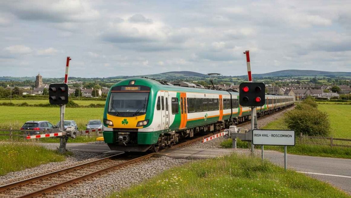 റോസ്കോമണിൽ ലെവൽ ക്രോസിങ് കൂട്ടിയിടി കാരണം ഐറിഷ് റെയിലിന് വൻ കാലതാമസം.
