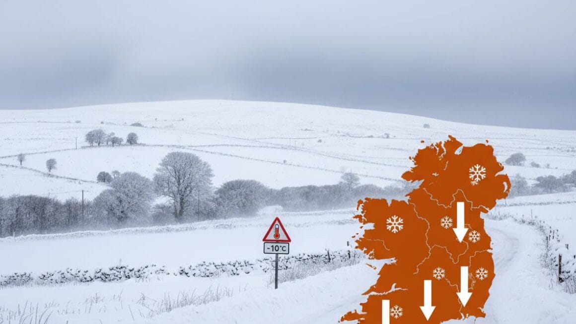 -10C താപനിലയും കനത്ത മഞ്ഞുവീഴ്ചയും, ഓറഞ്ച് മുന്നറിയിപ്പുകൾ പുറപ്പെടുവിച്ചു.