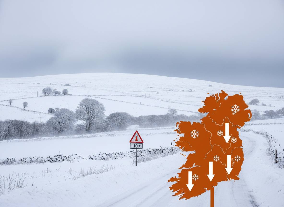 -10C താപനിലയും കനത്ത മഞ്ഞുവീഴ്ചയും, ഓറഞ്ച് മുന്നറിയിപ്പുകൾ പുറപ്പെടുവിച്ചു.