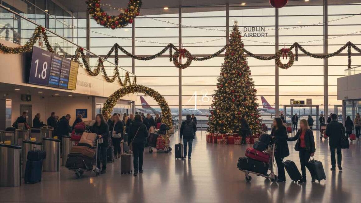 ഡബ്ലിൻ എയർപോർട്ട്  ക്രിസ്മസ് കാലത്ത് 18 ലക്ഷം യാത്രക്കാരെ പ്രതീക്ഷിക്കുന്നു.