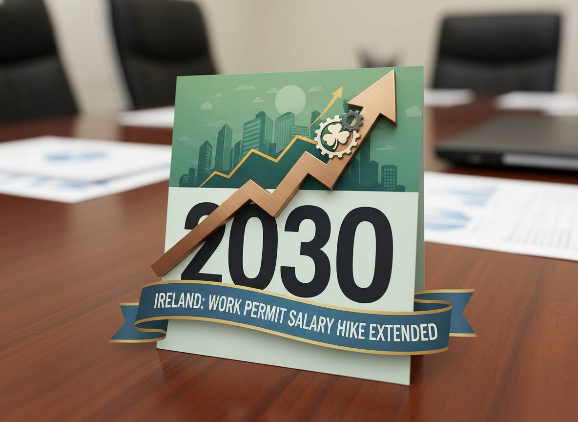 അയർലൻഡ് വർക്ക് പെർമിറ്റ് ശമ്പള വർദ്ധനവ് സമയപരിധി 2030 വരെ നീട്ടി