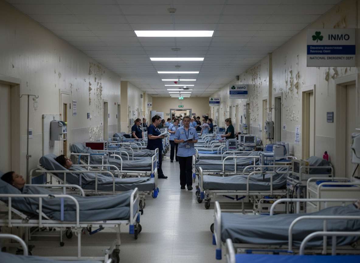 500-ൽ അധികം രോഗികൾ ട്രോളികളിൽ: ഫ്ലൂ, INMO മുന്നറിയിപ്പ്