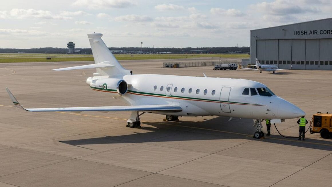53 ദശലക്ഷം യൂറോയുടെ Falcon 6X ജെറ്റ് അയർലൻഡിന്റെ Air Corps-ൽ ചേർന്നു. സർക്കാർ മന്ത്രിമാരെ ആഗോളതലത്തിൽ എത്തിക്കാൻ ഈ ജെറ്റ് സജ്ജമാണ്.