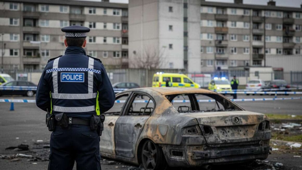 Ballymun വെടിവെപ്പ്: ഒരാളെ ആശുപത്രിയിൽ പ്രവേശിപ്പിച്ചു; Dublin കാർ കത്തിച്ച സംഭവവുമായി Gardaí ബന്ധം അന്വേഷിക്കുന്നു
