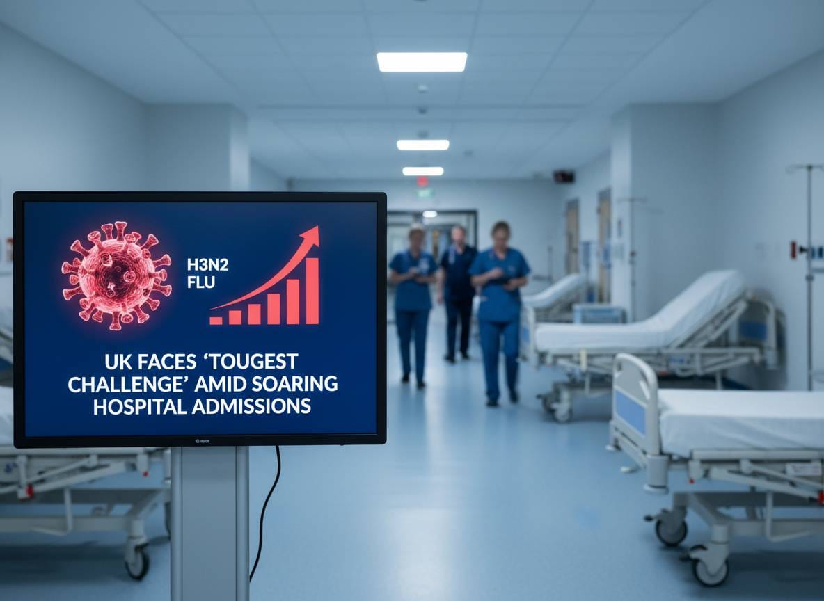 H3N2 ഫ്ലൂ മുന്നറിയിപ്പ്: ആശുപത്രി പ്രവേശനം കുതിച്ചുയരുന്നതിനിടെ UK 'ഏറ്റവും കഠിനമായ വെല്ലുവിളി' നേരിടുന്നു