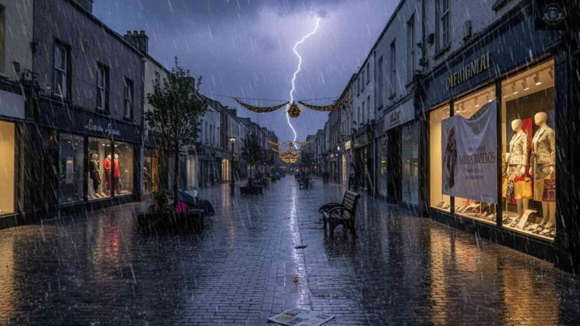 Met Éireann; കനത്ത മഴയും ആലിപ്പഴവും ഇടിമിന്നലും, ക്രിസ്മസ് ഷോപ്പിംഗ് വാരം തടസ്സപ്പെട്ടേക്കുമെന്ന് മുന്നറിയിപ്പ്