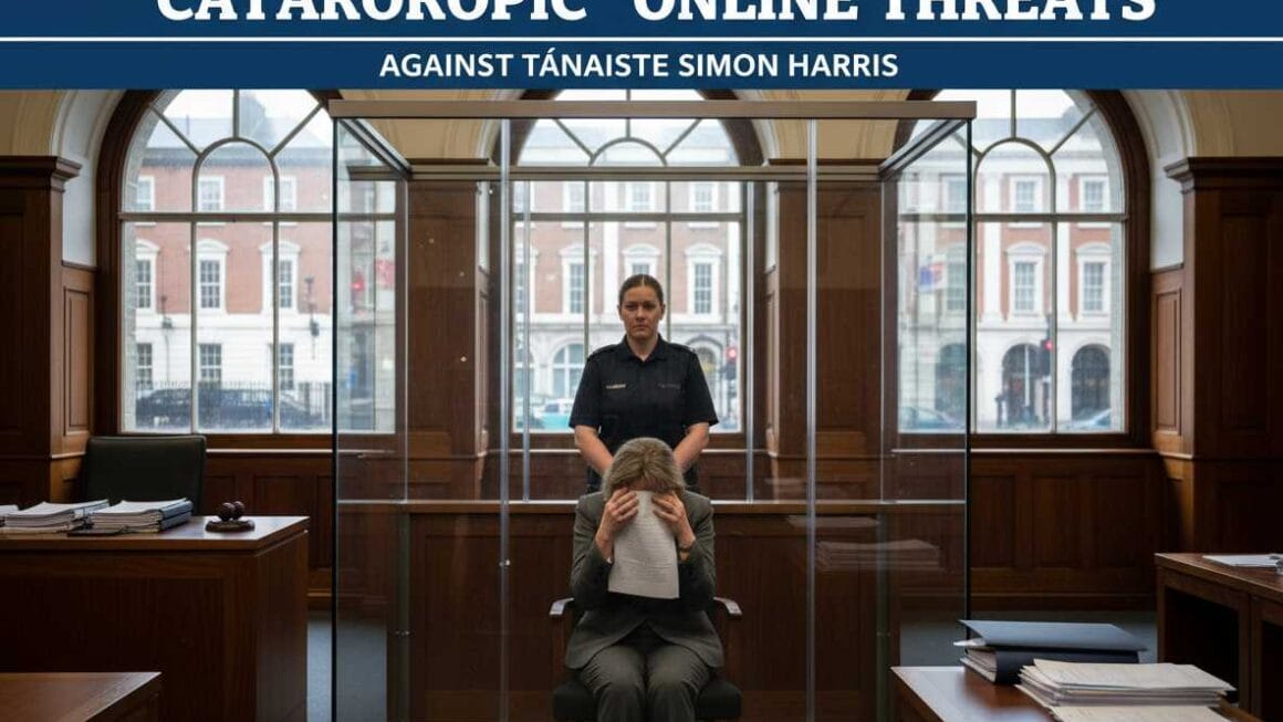 Simon Harris-നെതിരെ “കനത്ത” ഓൺലൈൻ ഭീഷണികൾ മുഴക്കിയതിന് യുവതിയെ ജയിലിലടച്ചു
