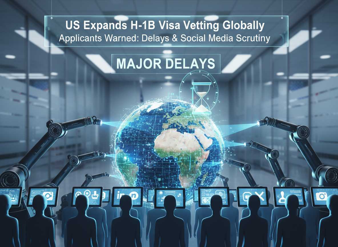 ഇന്ത്യയിലെ U.S. എംബസി, എല്ലാ H-1B, H-4 വിസ അപേക്ഷകർക്കുമായി അലേർട്ട് പുറത്തിറക്കി