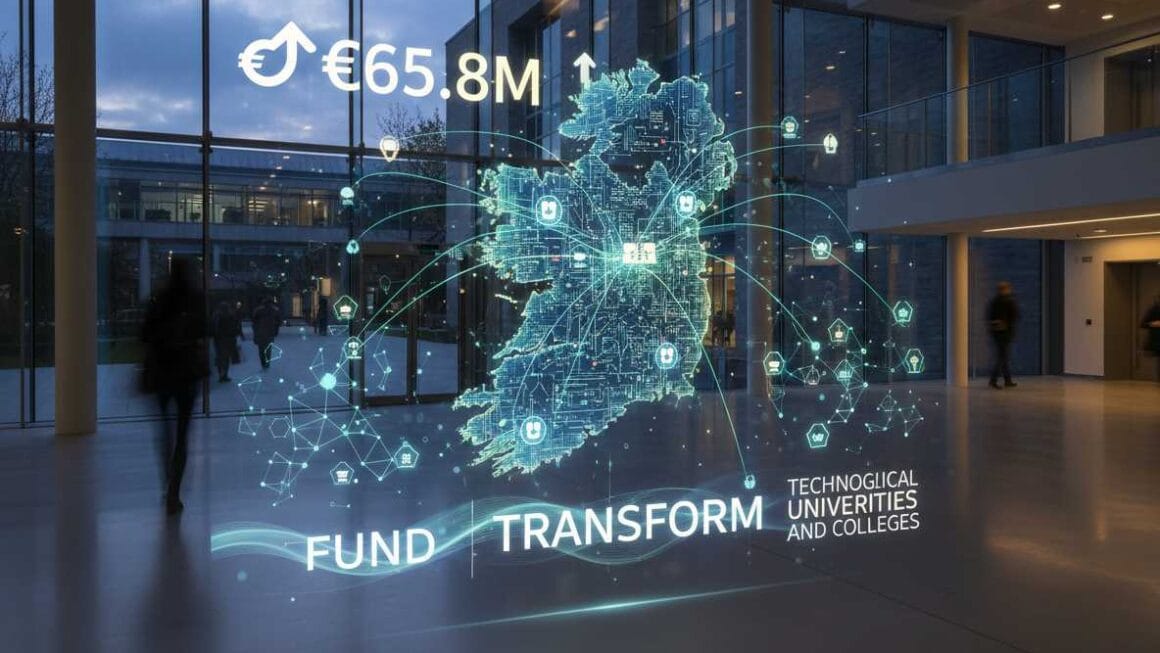 അയർലൻഡിലെ ടെക്നോളജിക്കൽ യൂണിവേഴ്സിറ്റികളെയും കോളേജുകളെയും പരിവർത്തനം ചെയ്യാൻ €65.8M-ന്റെ വൻ ഫണ്ട്