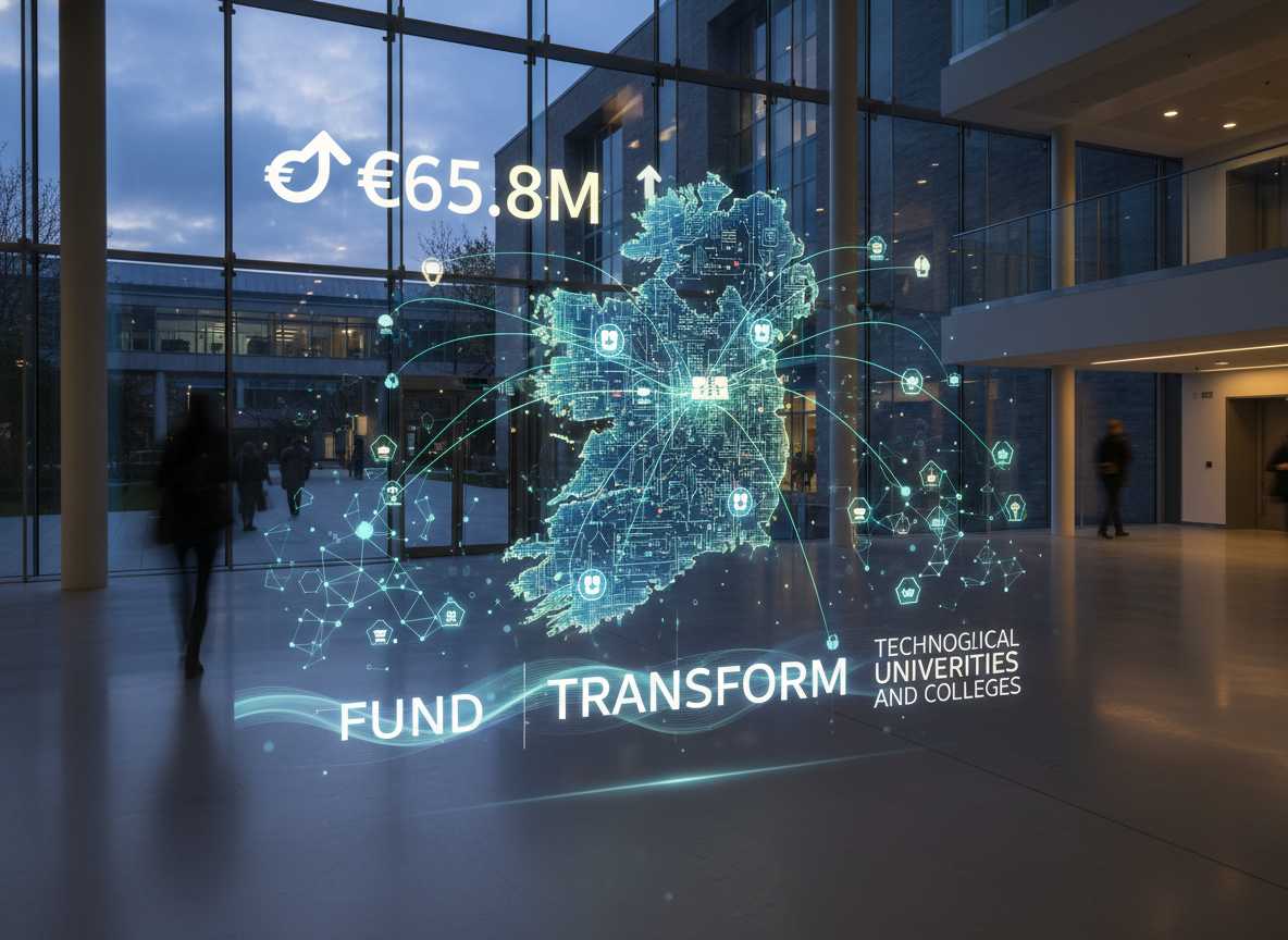 അയർലൻഡിലെ ടെക്നോളജിക്കൽ യൂണിവേഴ്സിറ്റികളെയും കോളേജുകളെയും പരിവർത്തനം ചെയ്യാൻ €65.8M-ന്റെ വൻ ഫണ്ട്
