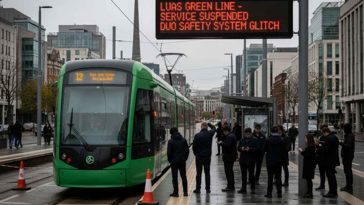 ലൂവാസ് ഗ്രീൻ ലൈൻ സർവീസ് സുരക്ഷാ സംവിധാനത്തിലെ  തകരാറിനെത്തുടർന്ന് നിർത്തിവെച്ചിരിക്കുന്നു; യാത്രക്കാർക്ക് തടസ്സങ്ങൾ തുടരുന്നു.