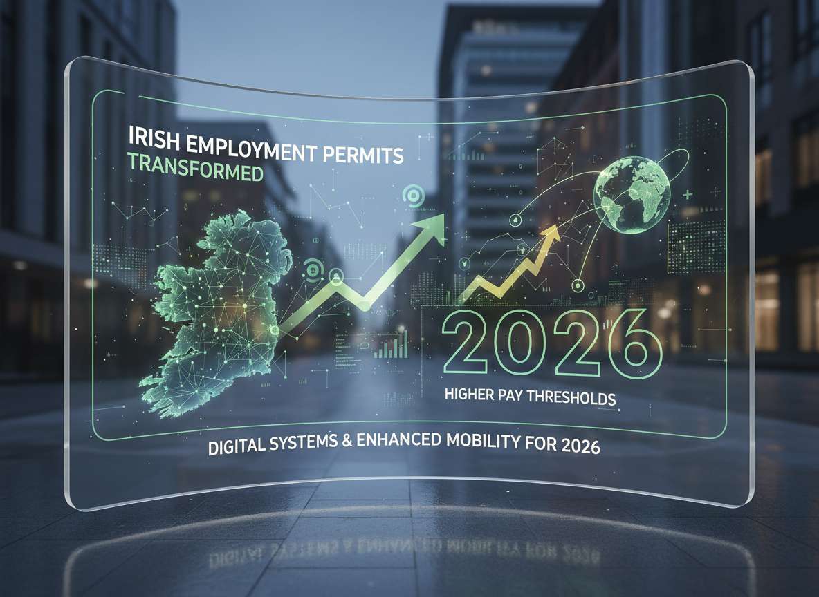 ഐറിഷ് എംപ്ലോയ്മെൻ്റ് പെർമിറ്റ്: ഉയർന്ന ശമ്പള പരിധികൾ, ഡിജിറ്റൽ സംവിധാനങ്ങൾ, 2026-ലേ മാറ്റങ്ങൾ