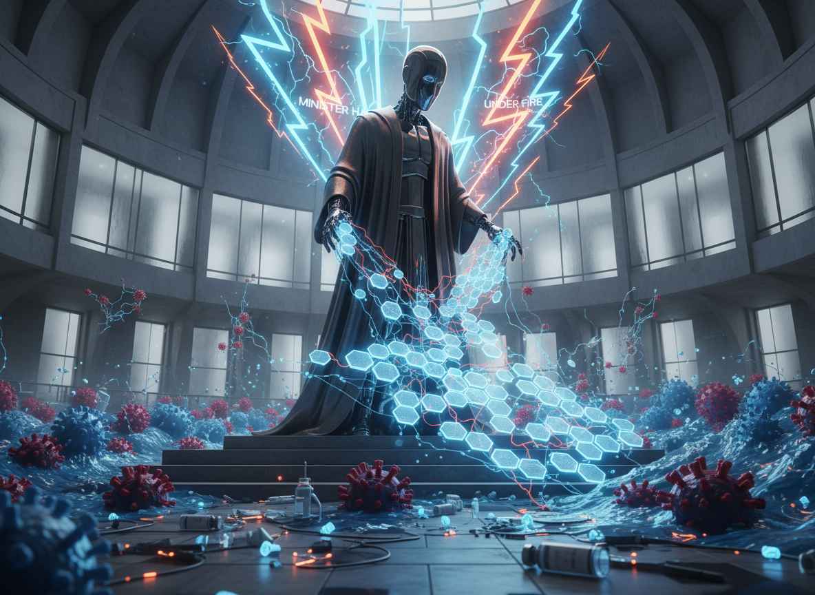 ഫ്ലൂ പ്രതിസന്ധി രൂക്ഷമാകുന്നു: മന്ത്രി ഹാരിസ് വിമർശനം നേരിടുന്നു.