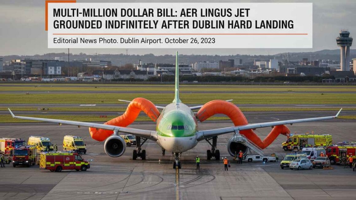 ഡബ്ലിനിൽ ഹാർഡ്  ലാൻഡിങ്ങിന് ശേഷം എയർ ലിംഗസ് വിമാനത്തിന് കോടികളുടെ നഷ്ടം