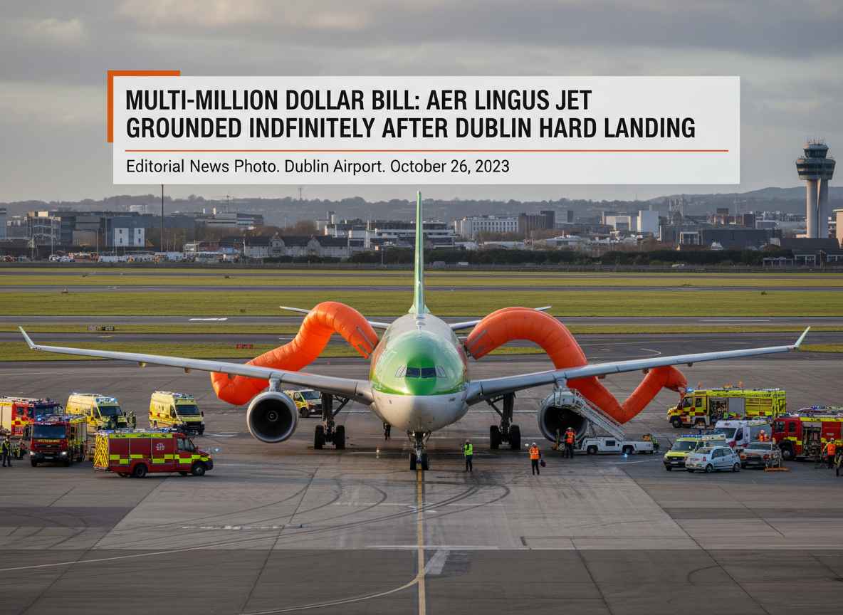 ഡബ്ലിനിൽ ഹാർഡ് ലാൻഡിങ്ങിന് ശേഷം എയർ ലിംഗസ് വിമാനത്തിന് കോടികളുടെ നഷ്ടം