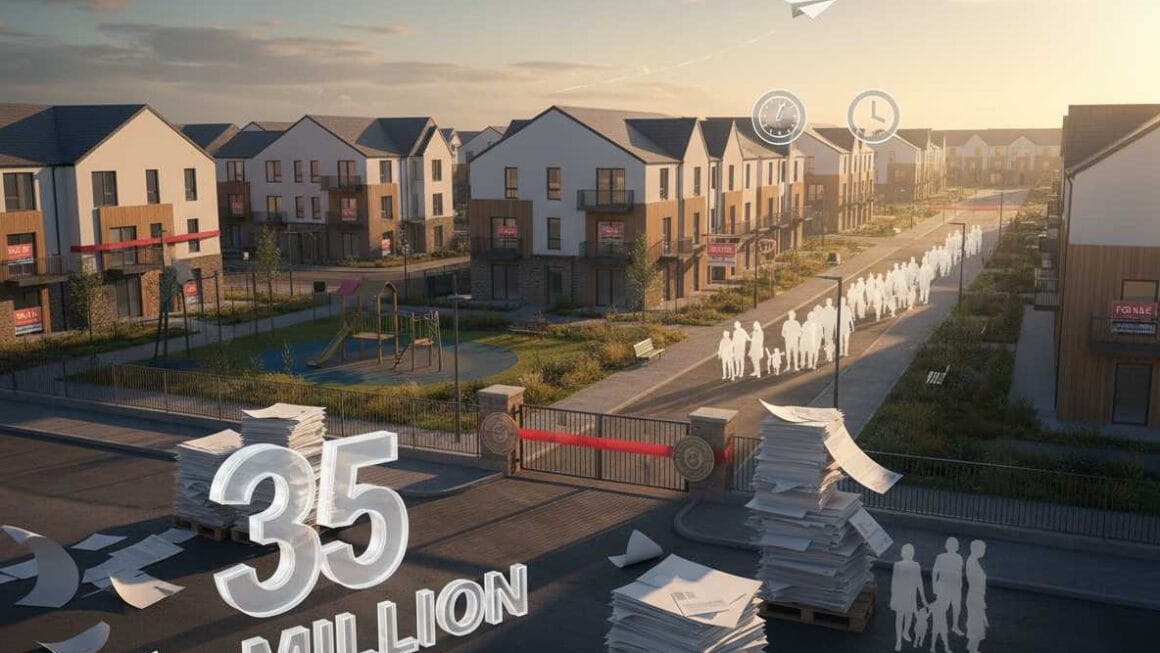 ഭവന പ്രതിസന്ധിക്കിടെ, 35 ദശലക്ഷം യൂറോ വിലമതിക്കുന്ന പുതിയ വീടുകൾ ഡബ്ലിനിൽ ഉപയോഗിക്കാതെ കിടക്കുന്നു.