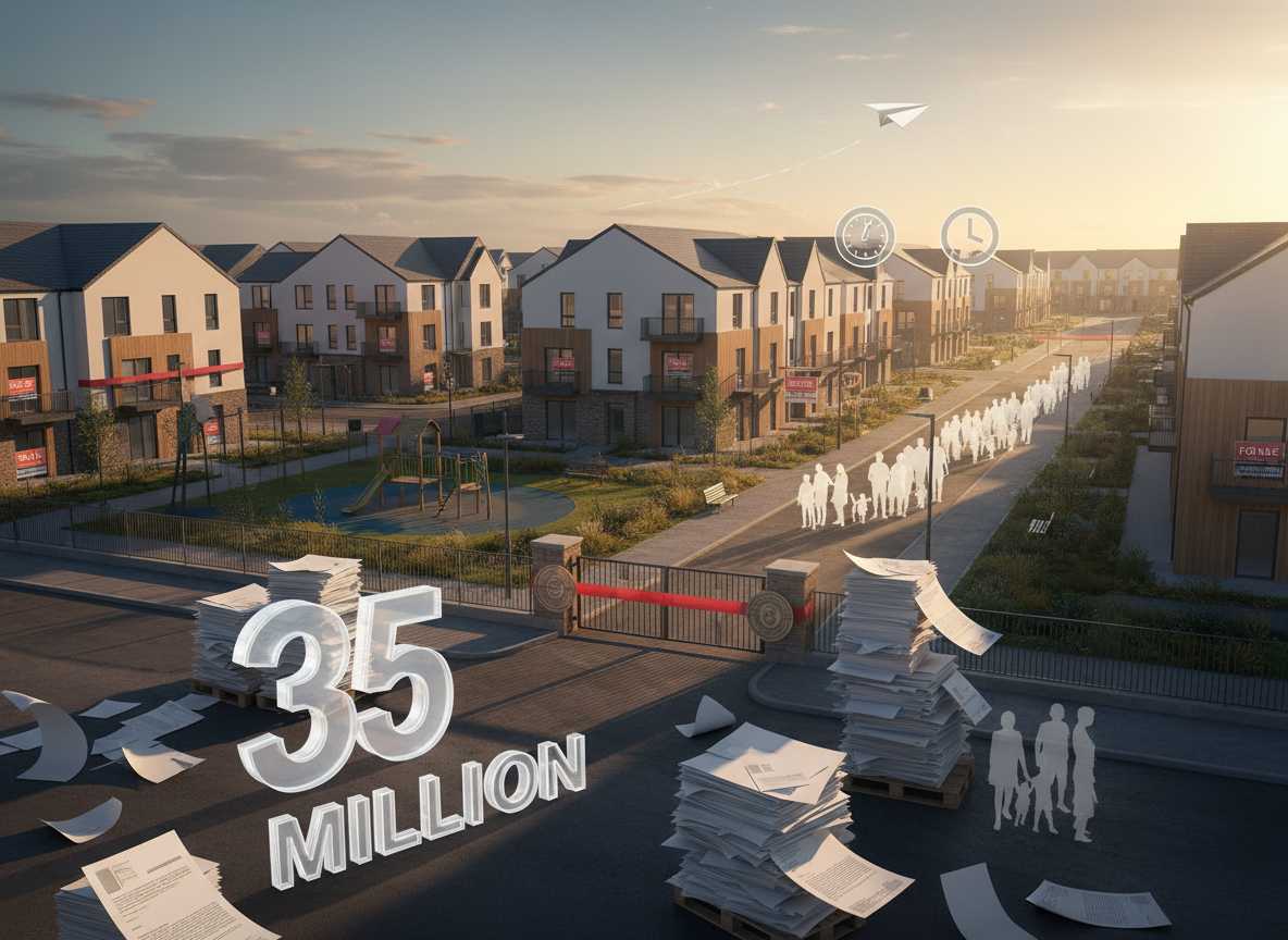 ഭവന പ്രതിസന്ധിക്കിടെ, 35 ദശലക്ഷം യൂറോ വിലമതിക്കുന്ന പുതിയ വീടുകൾ ഡബ്ലിനിൽ ഉപയോഗിക്കാതെ കിടക്കുന്നു.