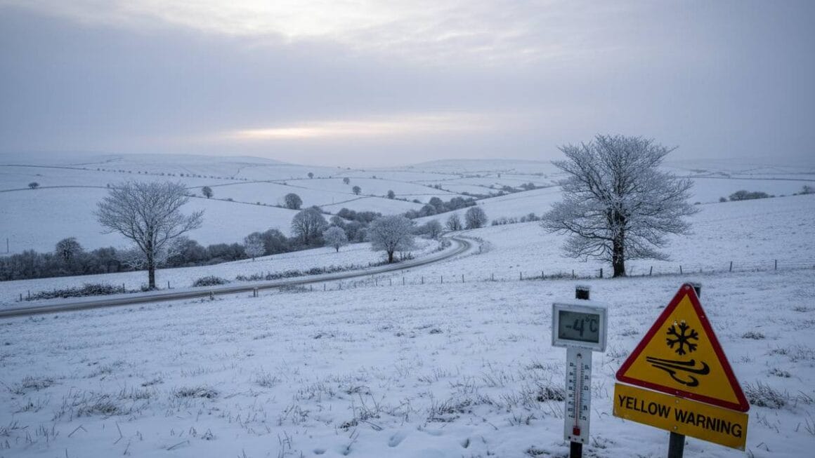 അയർലൻഡ് ആർട്ടിക് തണുപ്പിന് ഒരുങ്ങുന്നു: താപനില -4°C-ൽ എത്തിയതോടെ Met Éireann വ്യാപകമായ മഞ്ഞ മുന്നറിയിപ്പുകൾ പുറപ്പെടുവിച്ചു.