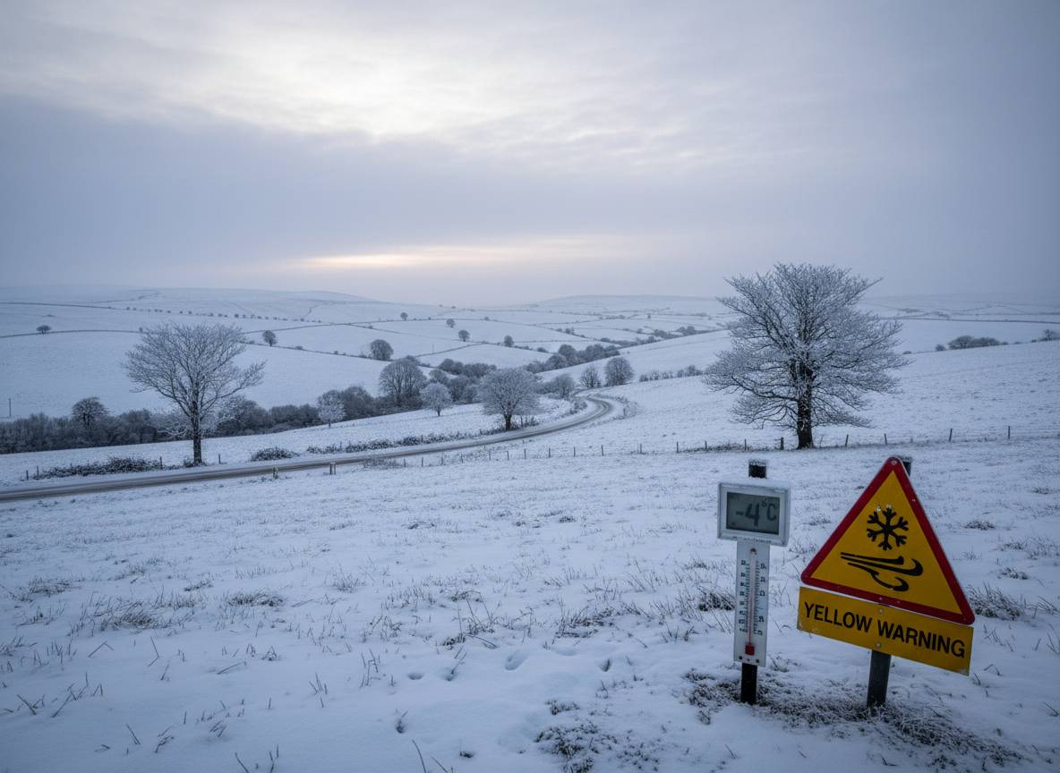 അയർലൻഡ് ആർട്ടിക് തണുപ്പിന് ഒരുങ്ങുന്നു: താപനില -4°C-ൽ എത്തിയതോടെ Met Éireann വ്യാപകമായ മഞ്ഞ മുന്നറിയിപ്പുകൾ പുറപ്പെടുവിച്ചു.