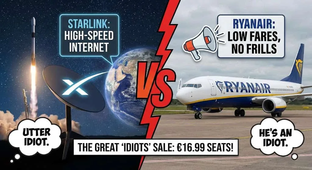 “നീ വെറും മണ്ടൻ”! മസ്‌കും Ryanair മുതലാളിയും തമ്മിൽ പൊരിഞ്ഞ അടി; ഒടുവിൽ വിമാനക്കമ്പനി മസ്‌ക് വാങ്ങുമോ?