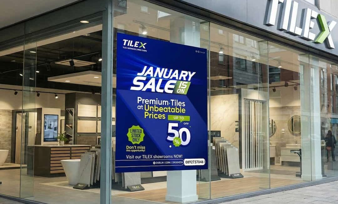 അയർലൻഡിലെ മലയാളി വീടുകൾക്ക് തിളക്കമേകാൻ ടൈലക്സ് (TILEX) ജനുവരി സെയിൽ; വമ്പൻ ഓഫറുകൾ പ്രഖ്യാപിച്ചു