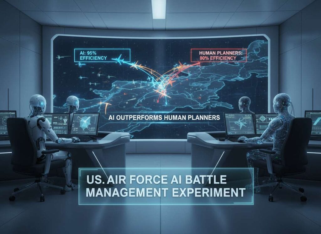 യുഎസ് വ്യോമസേനയുടെ AI മനുഷ്യ ROBO ARMY മികച്ച പ്രകടനം കാഴ്ചവെച്ചു