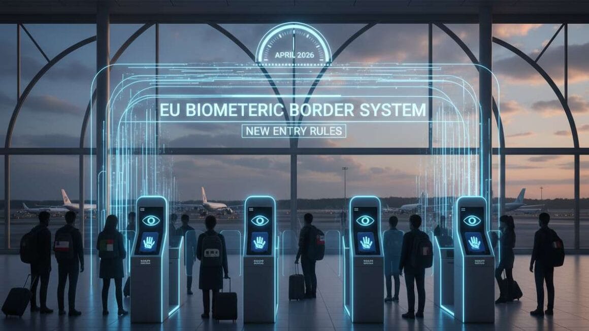 EU-വിൻ്റെ ബയോമെട്രിക് അതിർത്തി സംവിധാനം; ട്രാവലേഴ്സിനും EU ഇതര രാജ്യങ്ങളിലെ താമസക്കാർക്കും പുതിയ പ്രവേശന നിയമങ്ങൾ ബാധകമാകും.