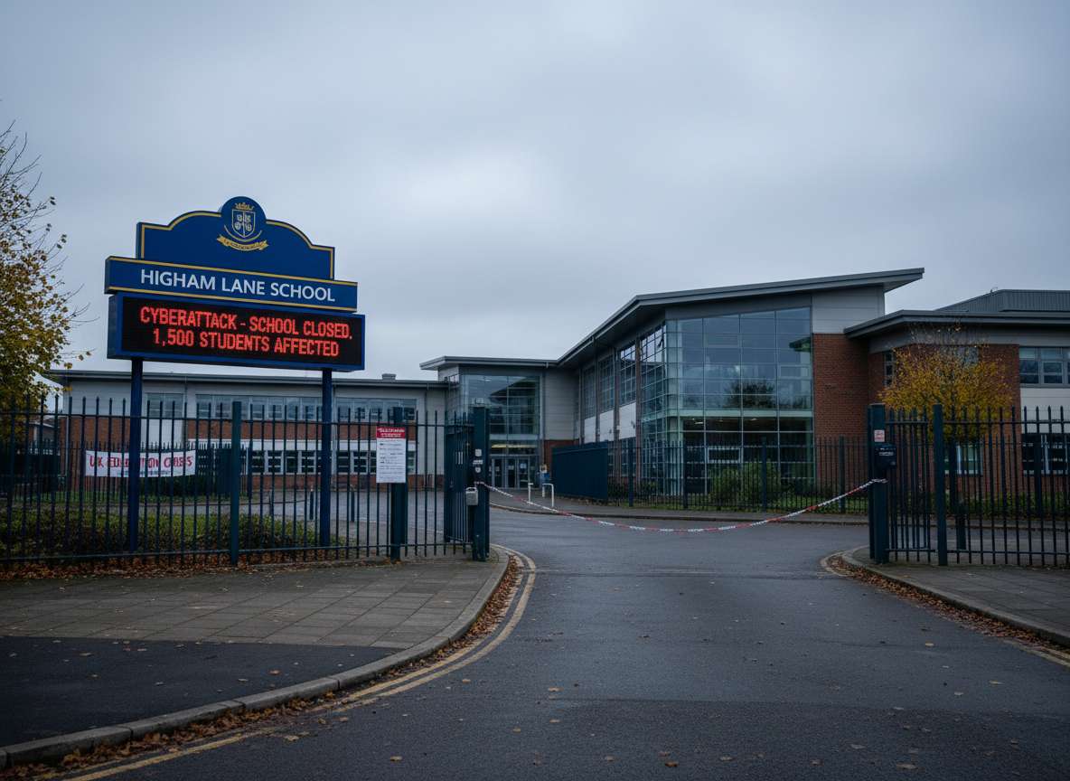UK-വിദ്യാഭ്യാസ സൈബർ ആക്രമണം ഹൈയാം ലെയ്ൻ സ്കൂൾ അടപ്പിച്ചു