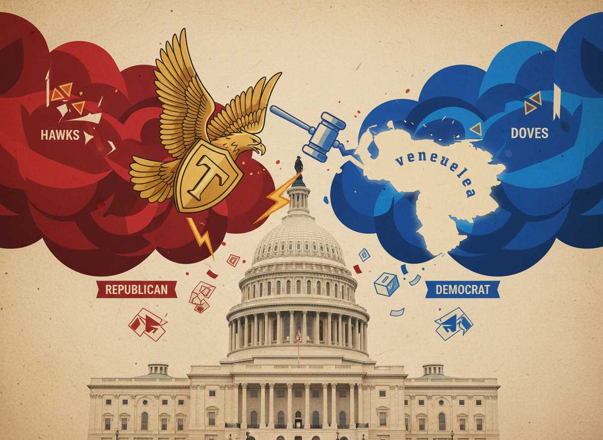 ട്രംപിന്റെ വെനസ്വേല റെയ്ഡ് കാപ്പിറ്റോൾ ഹില്ലിൽ കടുത്ത കക്ഷിരാഷ്ട്രീയ പോരാട്ടത്തിന് തിരികൊളുത്തുന്നു.