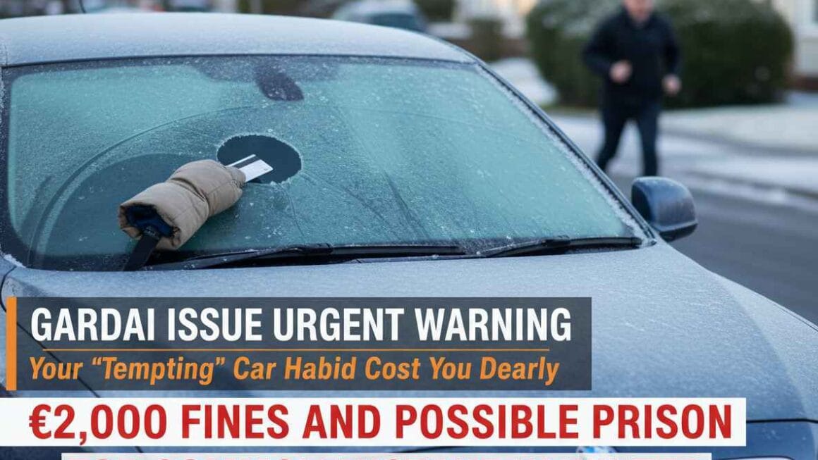 തണുപ്പത്തു കാർ ചൂടാക്കാൻ സ്റ്റാർട്ട് ആക്കി ഹീറ്റർ ഇട്ടു വക്കാറുണ്ടോ? ഇതിനു 2,000 യൂറോ പിഴ ലഭിച്ചേക്കാം