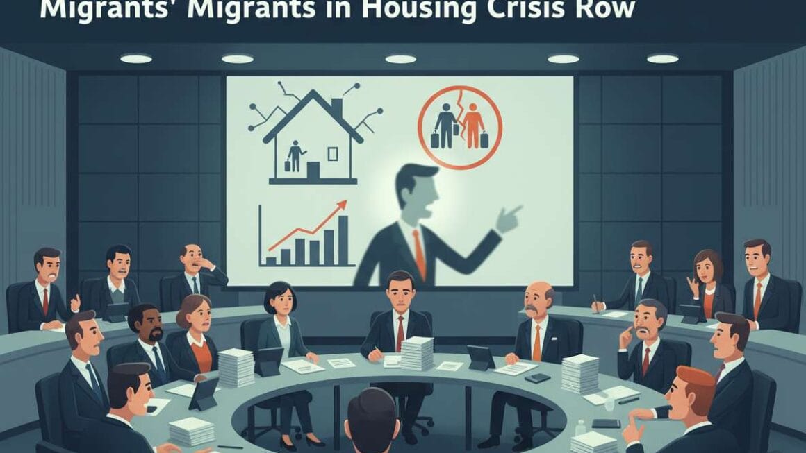 ഡബ്ലിൻ കൗൺസിലർമാർ, ഭവന പ്രതിസന്ധി സംബന്ധിച്ച തർക്കത്തിൽ കുടിയേറ്റക്കാരെ ‘ബലിയാടാക്കുന്നു’ എന്ന് ആരോപിച്ച് Tánaiste ഹാരിസിനെ രൂക്ഷമായി വിമർശിച്ചു.