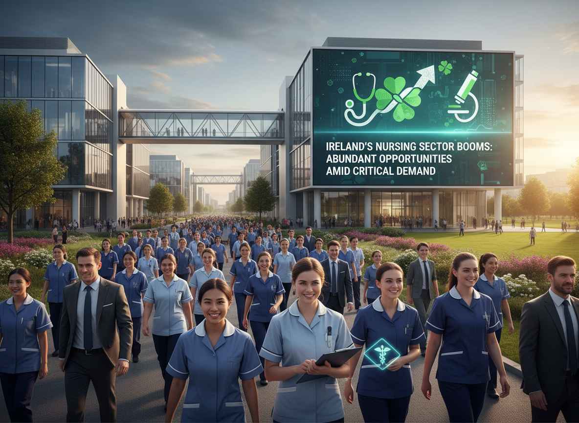 അയർലൻഡിന്റെ നഴ്സിംഗ് മേഖല അഭിവൃദ്ധി പ്രാപിക്കുന്നു: ധാരാളം അവസരങ്ങൾ