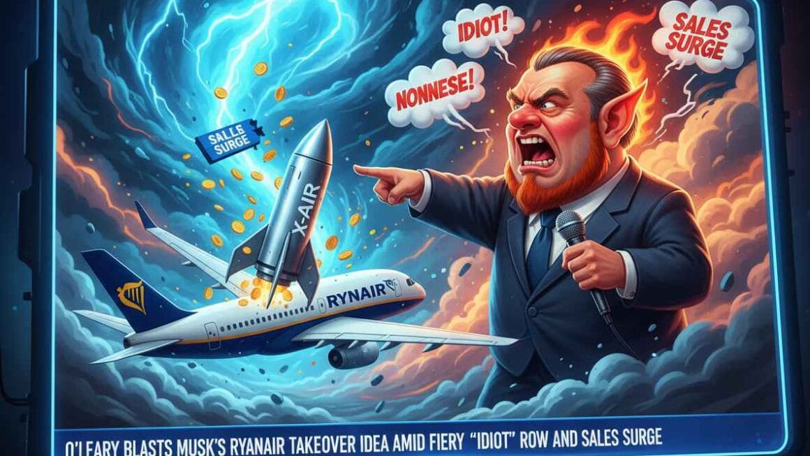 മസ്കിന്റെ റയാൻഎയർ ഏറ്റെടുക്കൽ ആശയത്തെ ഓ’ലിയറി തള്ളിക്കളഞ്ഞു