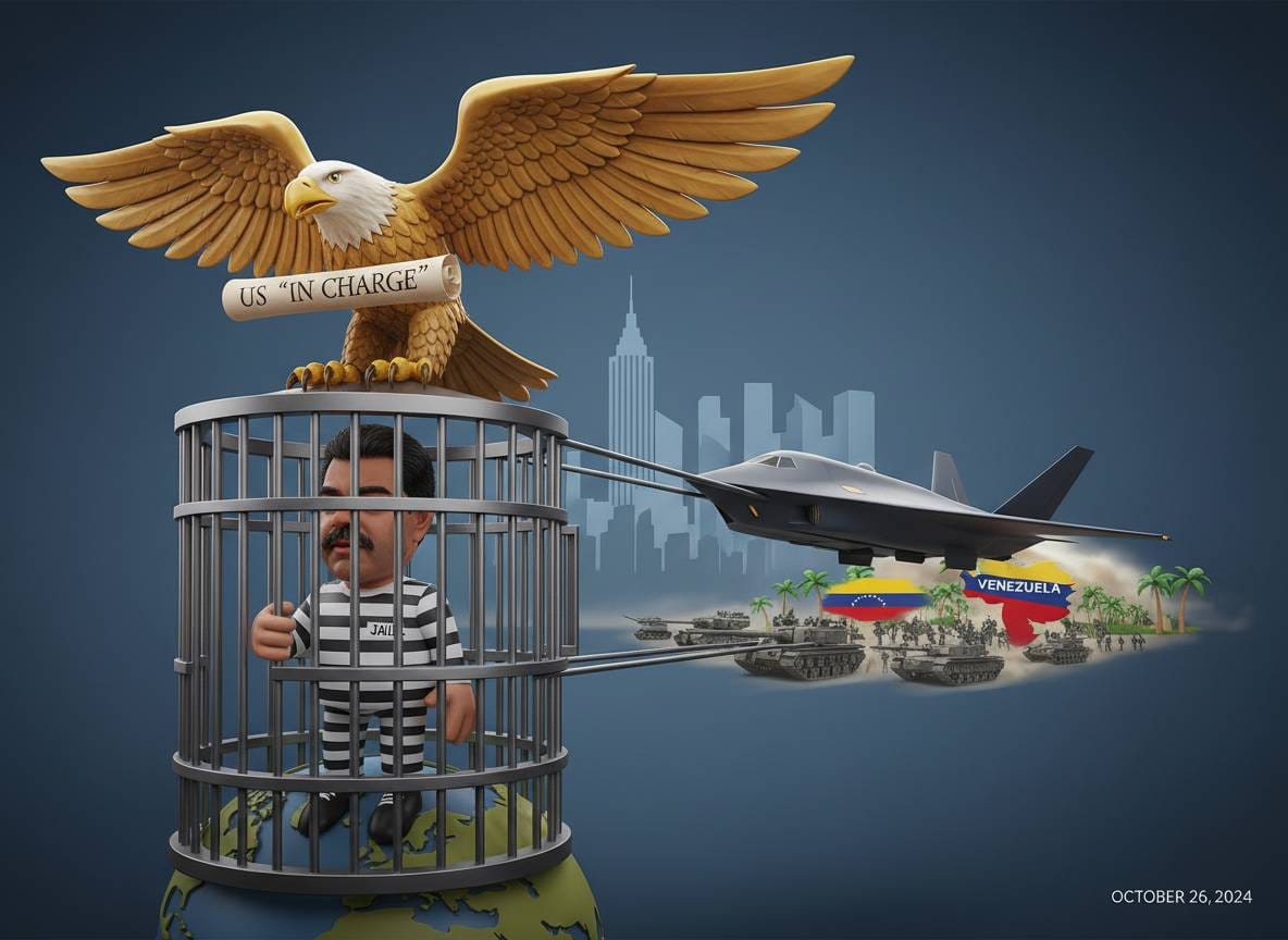 നാടകീയമായ സൈനിക നടപടിക്ക് ശേഷം മഡുറോയെ ന്യൂയോർക്കിൽ തടവിലാക്കിയതോടെ വെനസ്വേലയുടെ 'ചുമതല' US-നാണെന്ന് ട്രംപ് പ്രഖ്യാപിച്ചു.