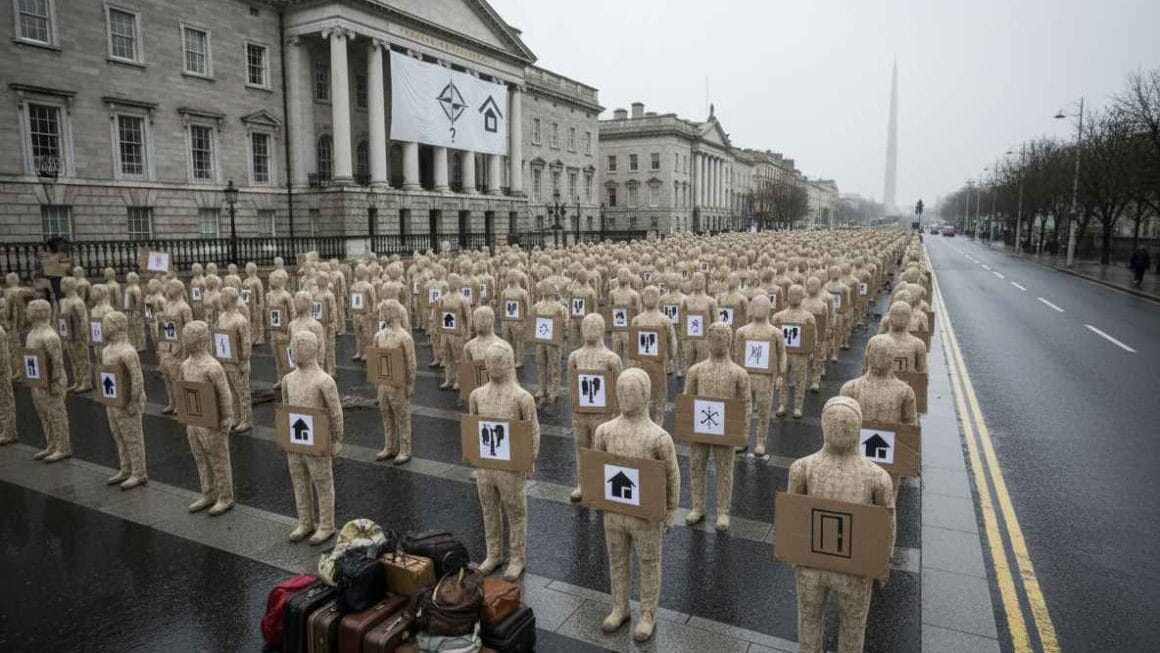 അയര്‍ലന്‍ഡില്‍ അഭയാര്‍ത്ഥി പ്രക്ഷോഭം; നാടുകടത്തല്‍ അവസാനിപ്പിക്കണമെന്ന് ആവശ്യം.