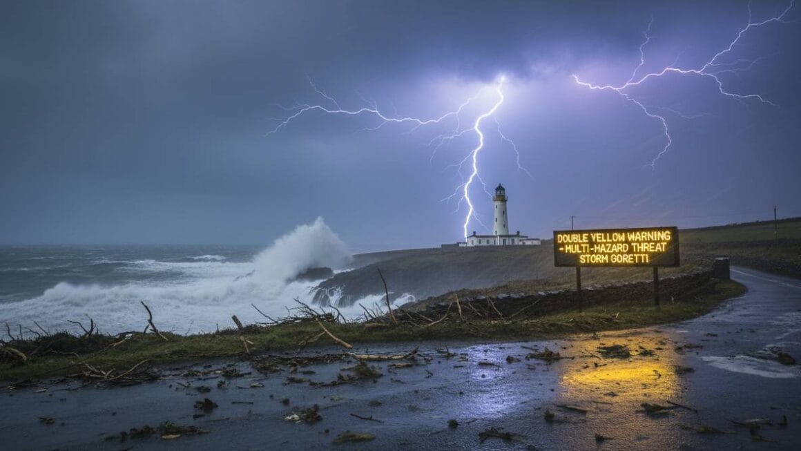 ഗോറെറ്റി കൊടുങ്കാറ്റ് ഭീഷണി: ഡബിൾ യെല്ലോ മുന്നറിയിപ്പ് പുറപ്പെടുവിച്ചു.