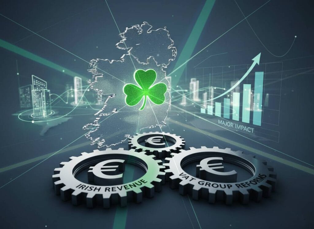ഐറിഷ് റെവന്യൂ VAT ഗ്രൂപ്പ് പരിഷ്കാരങ്ങൾ: അതിർത്തി കടന്നുള്ള ബിസിനസ്സുകൾക്ക് വലിയ സ്വാധീനം.