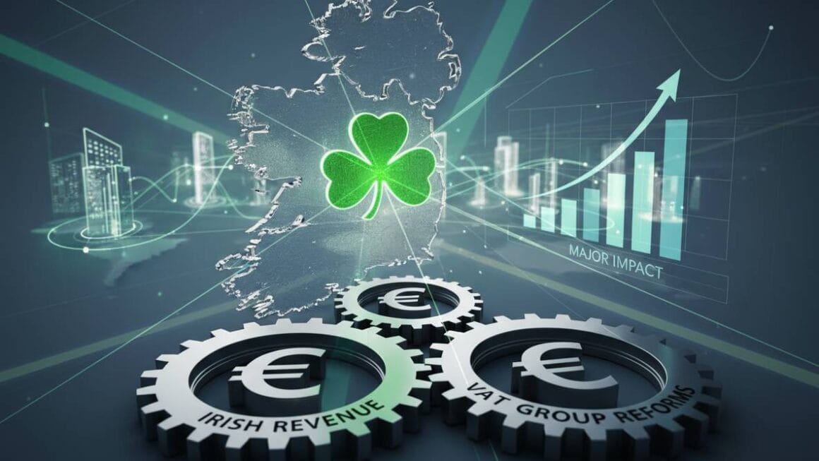 ഐറിഷ് റെവന്യൂ VAT ഗ്രൂപ്പ് പരിഷ്കാരങ്ങൾ: അതിർത്തി കടന്നുള്ള ബിസിനസ്സുകൾക്ക് വലിയ സ്വാധീനം.