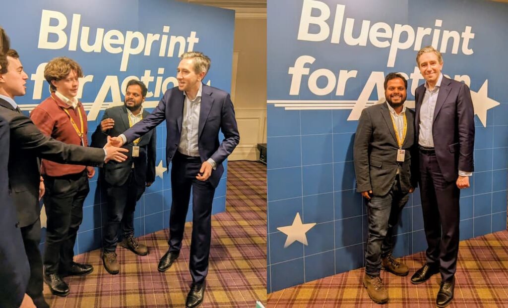 യങ് ഫിൻ ഗെയ്‌ലിന്റെ ദേശീയ ഉപാദ്ധ്യക്ഷനായി കുരുവിള ജോർജ് അയ്യങ്കോവിൽ