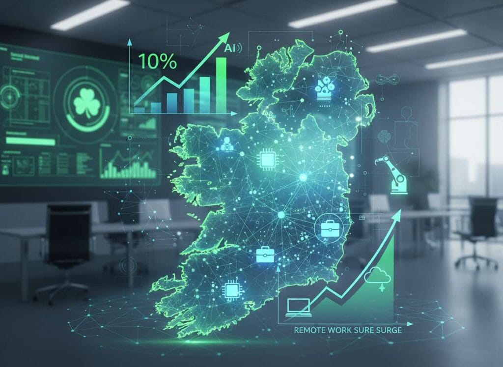 ഐറിഷ് തൊഴിൽ വിപണി AI-യെ സ്വീകരിക്കുന്നു: വൈറ്റ് കോളർ ജോബുകൾ എല്ലാം AI ഏറ്റെടുക്കുമോ?