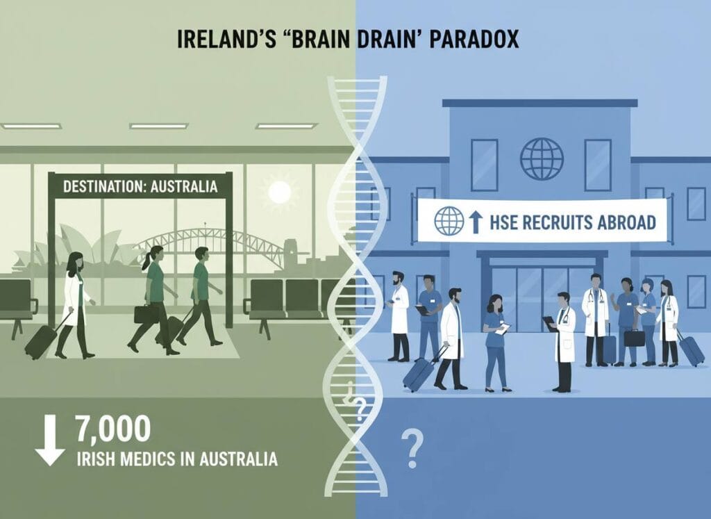 HSE വിദേശത്തുനിന്ന് ആളുകളെ നിയമിക്കുമ്പോൾ, 7,000 ഐറിഷ് ഡോക്ടർമാർ ഓസ്ട്രേലിയയിൽ